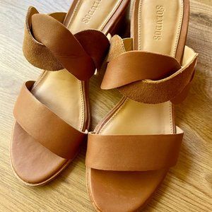 Tan Soludos Heeled Sandals